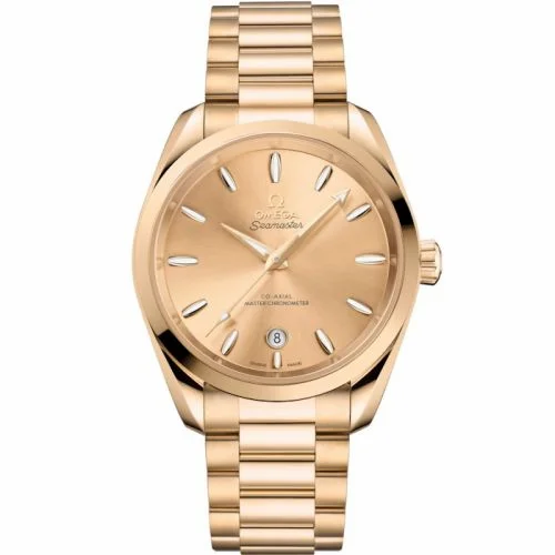 Omega Seamaster Aqua Terra 150M Shades Master Chronometer 38 Moonshine Gold / Champagne / Bracelet 220.50.38.20.08.001 (22050382008001)